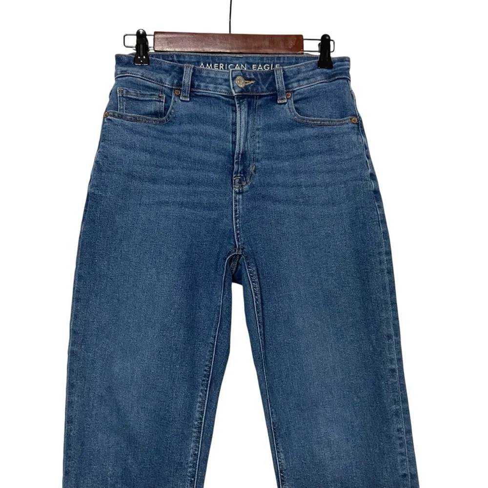 American Eagle Mom Jeans Womens 4 High Waisted Ankle Jeans